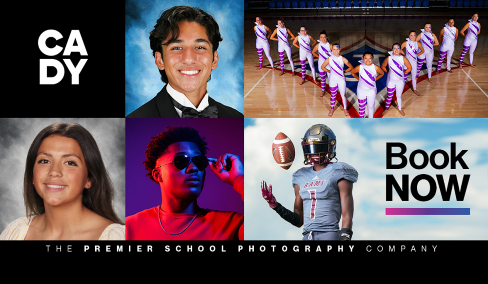 Photo montage of students for school picture day